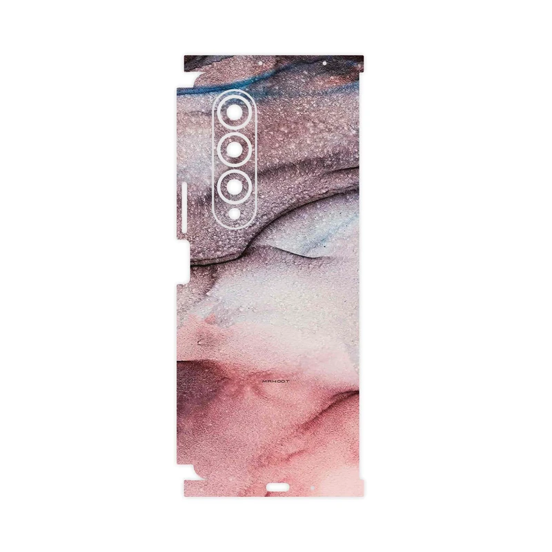 برچسب پوششی ماهوت مدل Smoky pink marble-FullSkin مناسب برای گوشی موبایل سامسونگ Galaxy Z Fold4