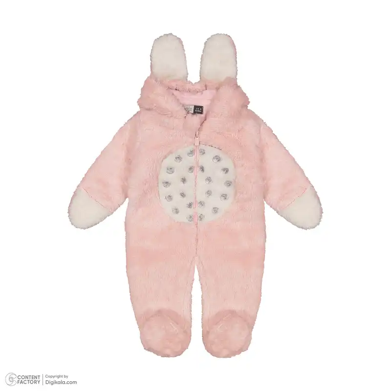 سرهمی نوزادی دخترانه ایندیگو مدل جورابدار کد 23176