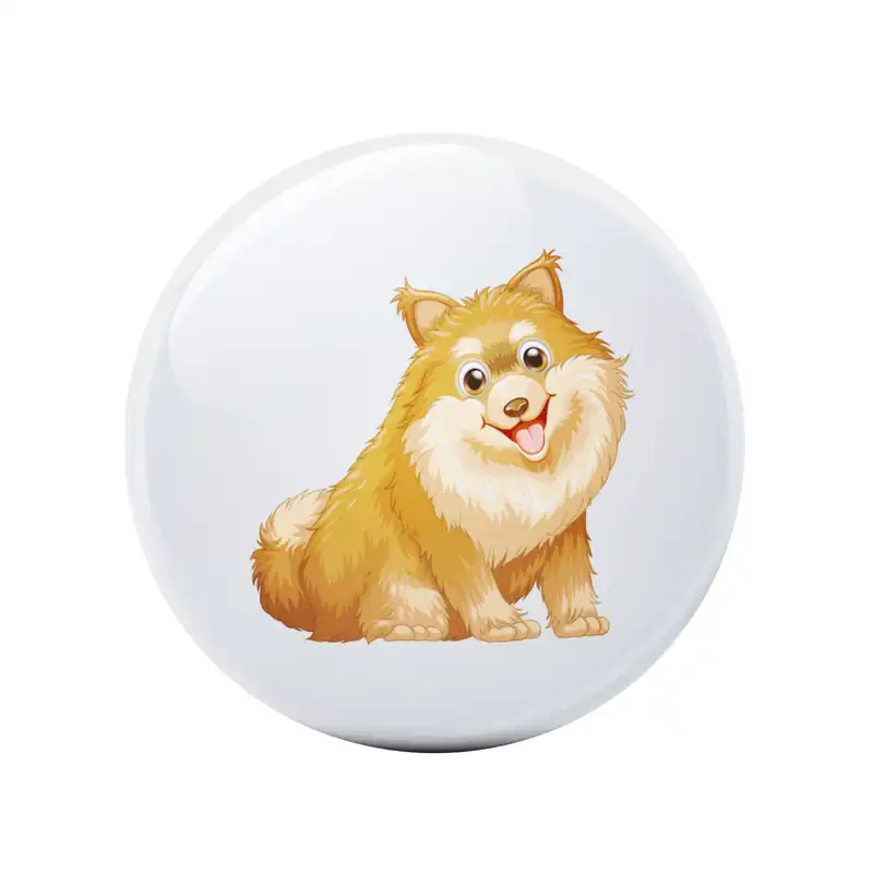 آینه جیبی پیکسل میکسل طرح سگ مدل 50PM-ANDO012