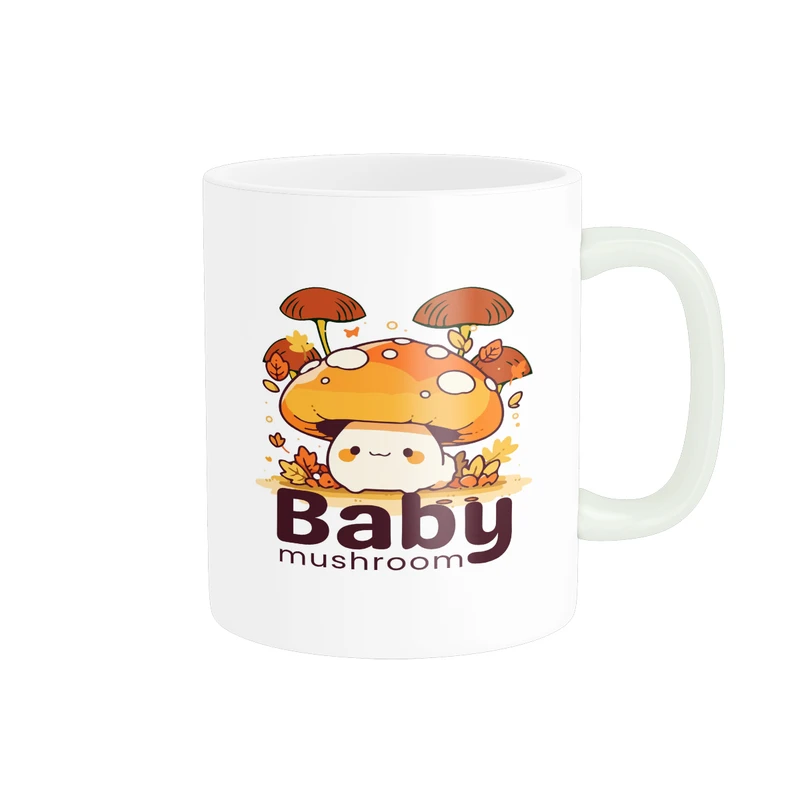ماگ طرح  BABY MUSHROOM  کد M48