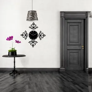 ساعت دیواری مدل نرگس طرح اسلیمی کد 2023