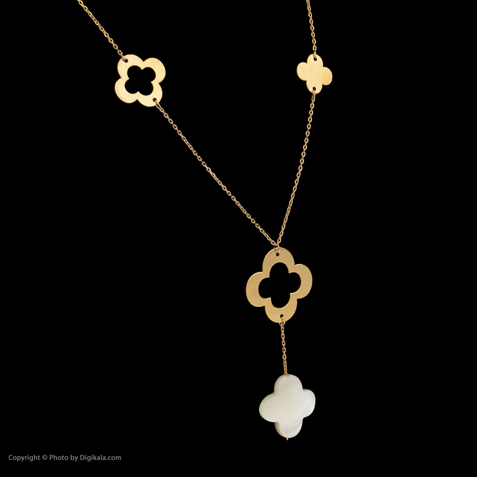 گردنبند طلا 18 عیار زنانه مایا ماهک مدل MM1352 -  - 3
