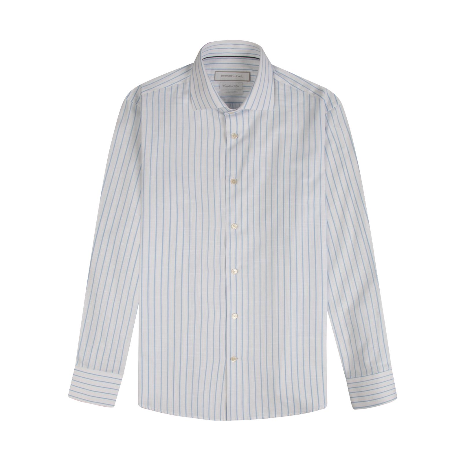 پیراهن آستین بلند یقه برگردان مردانه کروم مدل 2610105  -  - 10