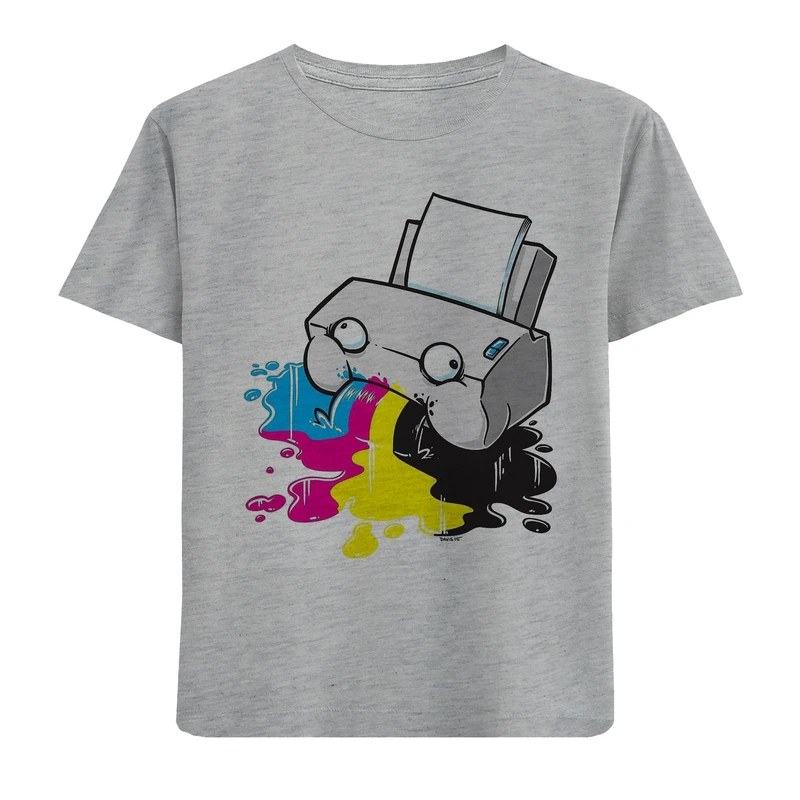 تی شرت آستین کوتاه پسرانه مدل پرینتر F951