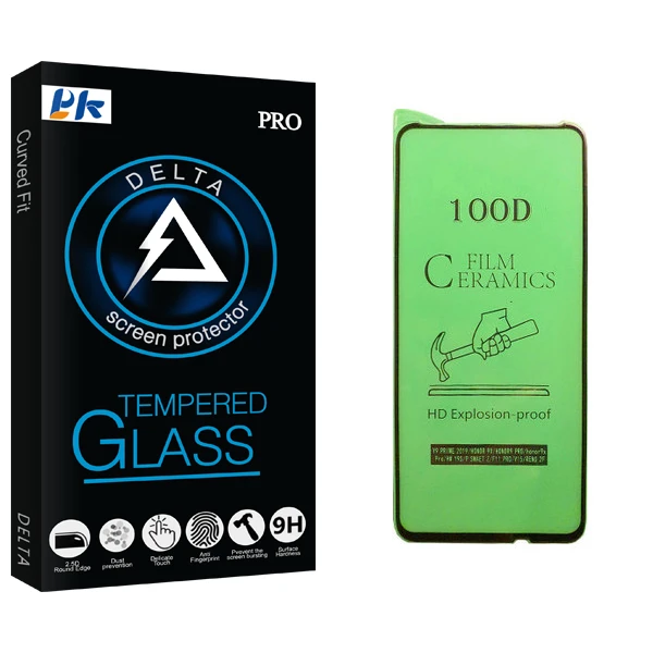 محافظ صفحه نمایش سرامیکی پی کی مدل Delta Glass مناسب برای گوشی موبایل هوآوی Y9 Prime 2019