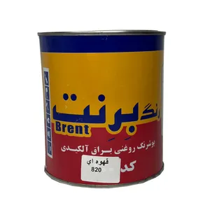 رنگ روغنی قهوه ای براق برنت مدل 820 حجم 1000 میلی لیتر
