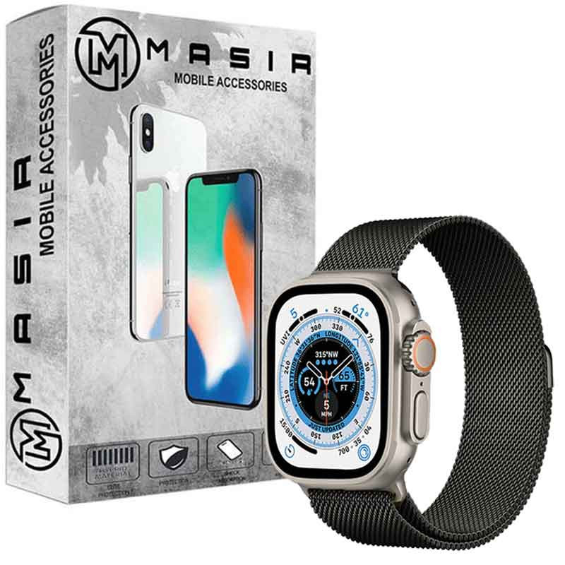  بند مسیر مدل Milanese Magnetic Strap مناسب برای ساعت هوشمند اینفینیتی Z66 Ultra BIG 1.93