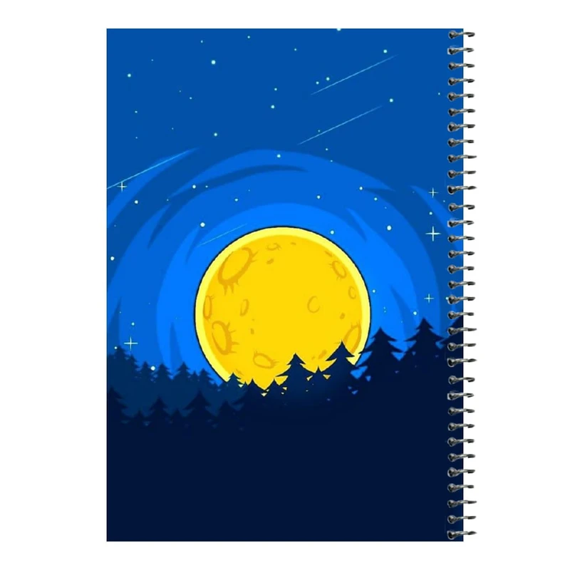 دفتر مشق 80 برگ اس جی مدل طبیعت کد9 