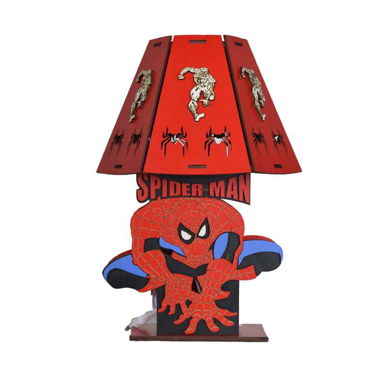 چراغ خواب رومیزی طرح مرد عنکبوتی کد T10