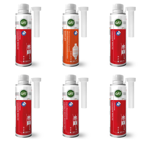 اکتان بوستر 3 پوینت و تمیزکننده سیستم سوخت رسانی و کاتالیزورشوی گت مدل OFC3 حجم 300 میلی لیتر بسته 6 عددی