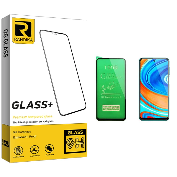 محافظ صفحه نمایش سرامیکی راندیکا مدل GLD مناسب برای گوشی موبایل شیائومی Redmi Note 9 Pro