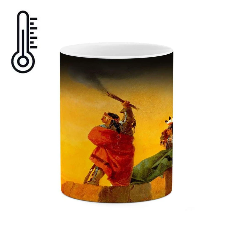 ماگ حرارتی کاکتی مدل نقاشی کد mgh13472