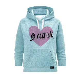 هودی زنانه مدل BLACK PINK کد J09 رنگ آبی