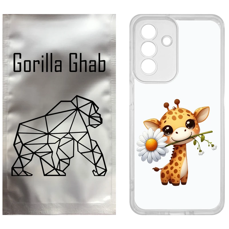 کاور گوریلا قاب مدل CLG کد 38 طرح زرافه مناسب برای گوشی موبایل سامسونگ Galaxy A26 / A17