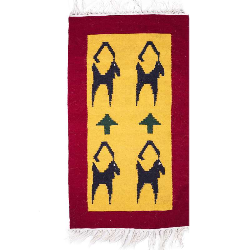 گلیم دستباف یک و نیم متری کد 69