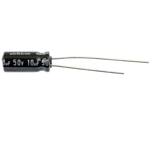 خازن نیچیکون 10 میکروفاراد 50 ولت مدل B1652 بسته 500 عددی
