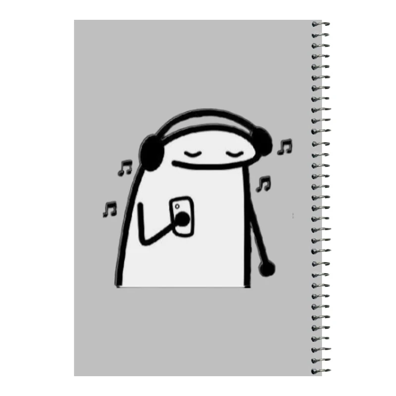 دفتر مشق 80 برگ اس جی مدل استیکر و موزیک   