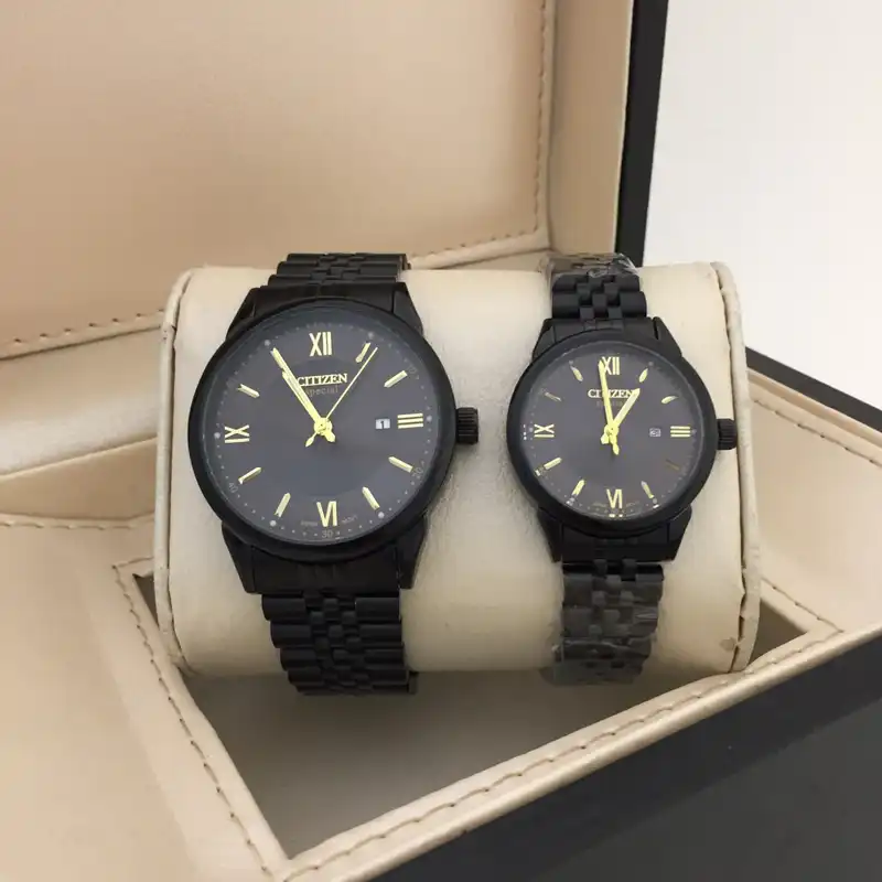 ست ساعت مچی عقربه ای زنانه و مردانه مدل CitiTak02