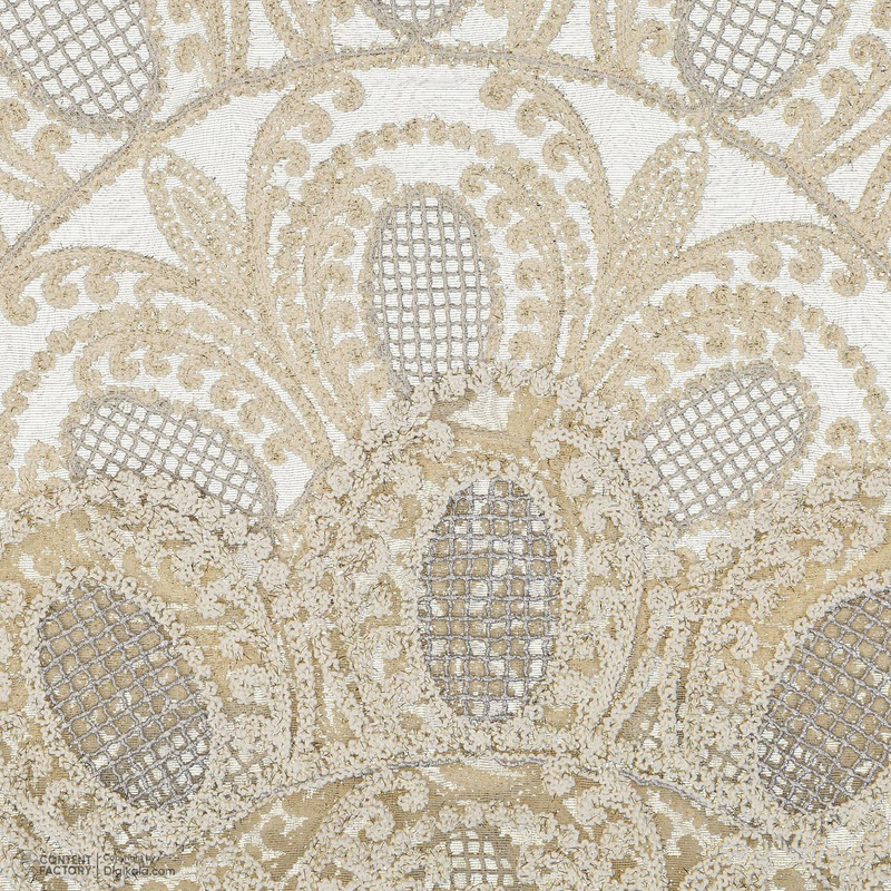 رومیزی مدل لوزی طرح صدف سایز 48x37 سانتی متر