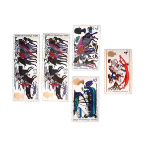 تمبر یادگاری مدل اسطوره و افسانه تاریخی کد DS2503 مجموعه 5 عددی