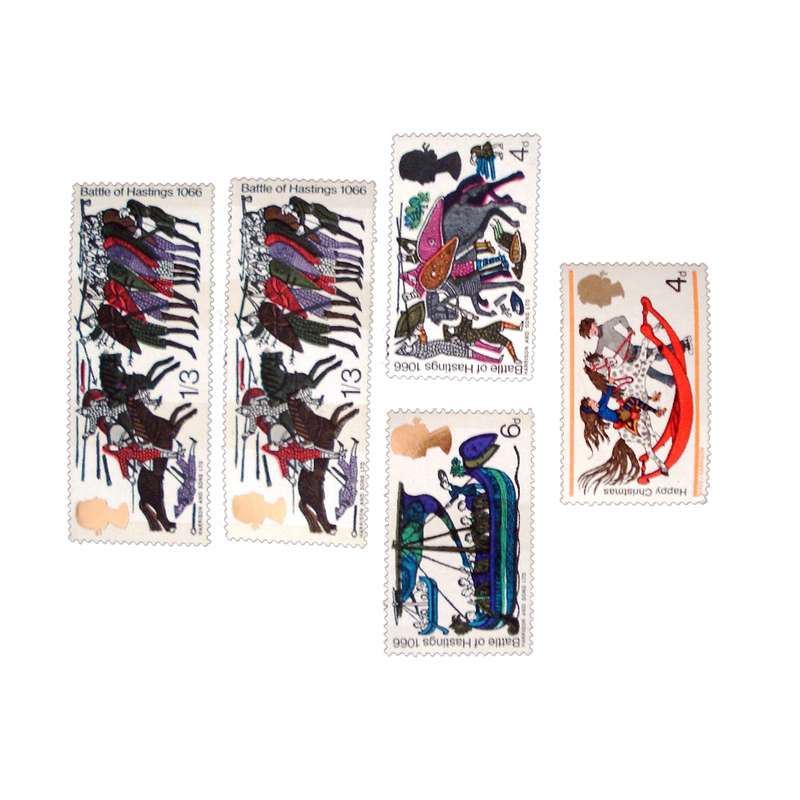 تمبر یادگاری مدل اسطوره و افسانه تاریخی کد DS2503 مجموعه 5 عددی