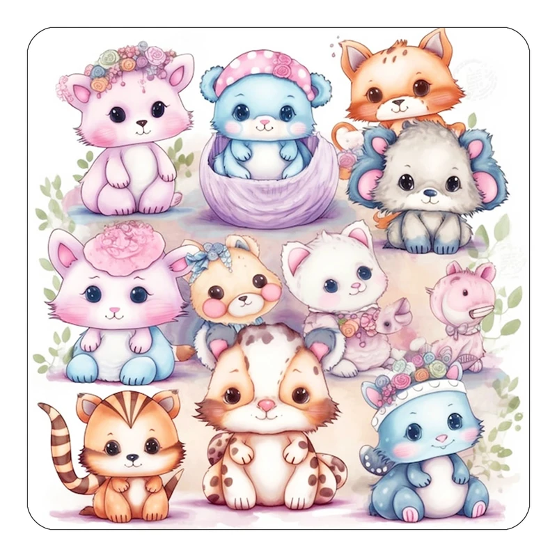 مگنت کاکتی طرح حیوانات کارتونی مدل mp28838