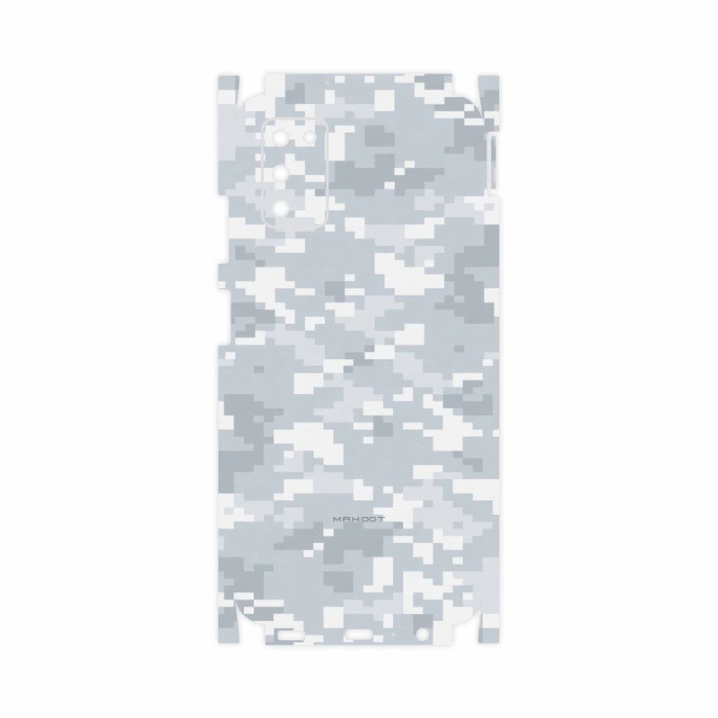 برچسب پوششی ماهوت مدل Army-Snow-Pixel-FullSkin مناسب برای گوشی موبایل سامسونگ Galaxy A03S