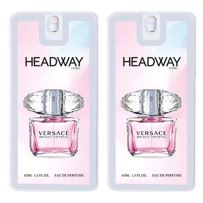 عطر جیبی زنانه هدوی مدل ورساچه برایت کریستال حجم 45 میلی لیتر مجموعه 2 عددی