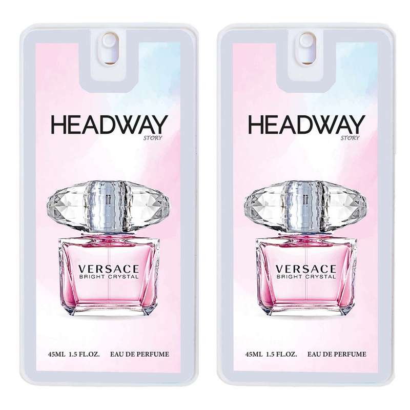 عطر جیبی زنانه هدوی مدل ورساچه برایت کریستال حجم 45 میلی لیتر مجموعه 2 عددی عطر جیبی زنانه هدوی مدل ورساچه برایت کریستال حجم 45 میلی لیتر مجموعه 2 عددی