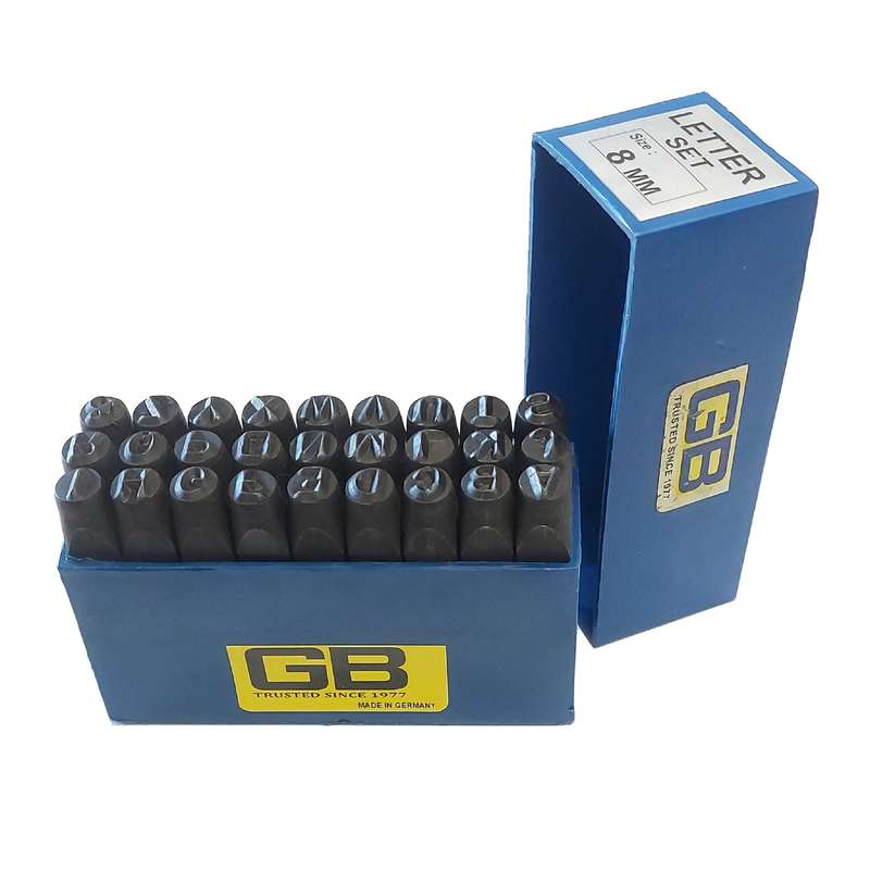 مجموعه 27 عددی سنبه حروف جی بی مدل MA08