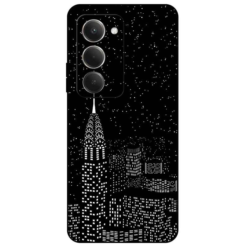 کاور مگافون طرح نیویورک مدل 7768 مناسب برای گوشی موبایل شیائومی Redmi 15 4G