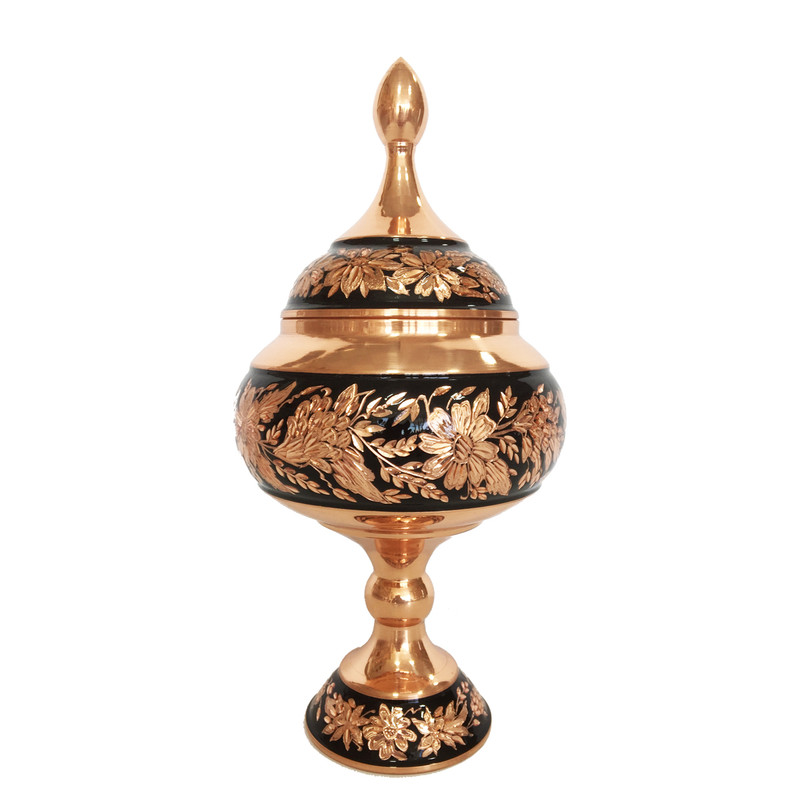 شکلات خوری مسی مدل الماس تراش کد 22