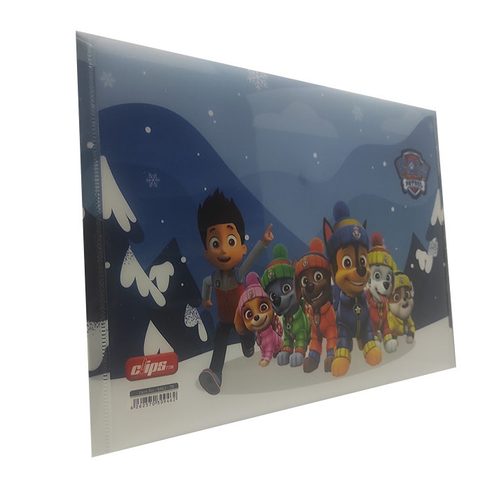 پوشه دکمه دار کلیپس طرح paw patrol