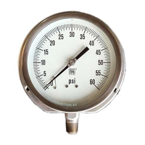گیج فشار نووا فیما مدل 60psi-16cm