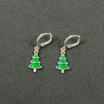 گوشواره زنانه سیکس مدل کریسمس کاج کد 02