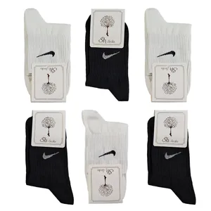 جوراب ورزشی ساق بلند مردانه مدل N6 بسته 6 عددی