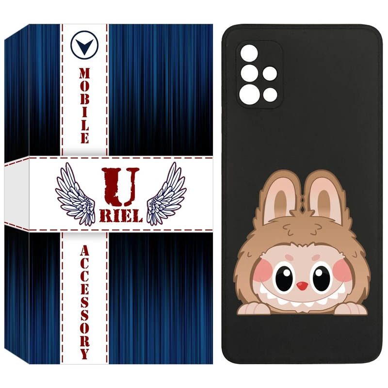 کاور یوریل قاب مدل KSH کد 143 طرح عروسک لبوبو مناسب برای گوشی موبایل سامسونگ Galaxy A51