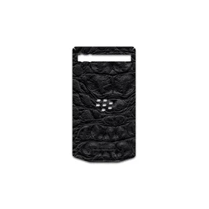 MAHOOT Black-Crocodile-Leather Cover Sticker for BlackBerry Porsche Design P9983