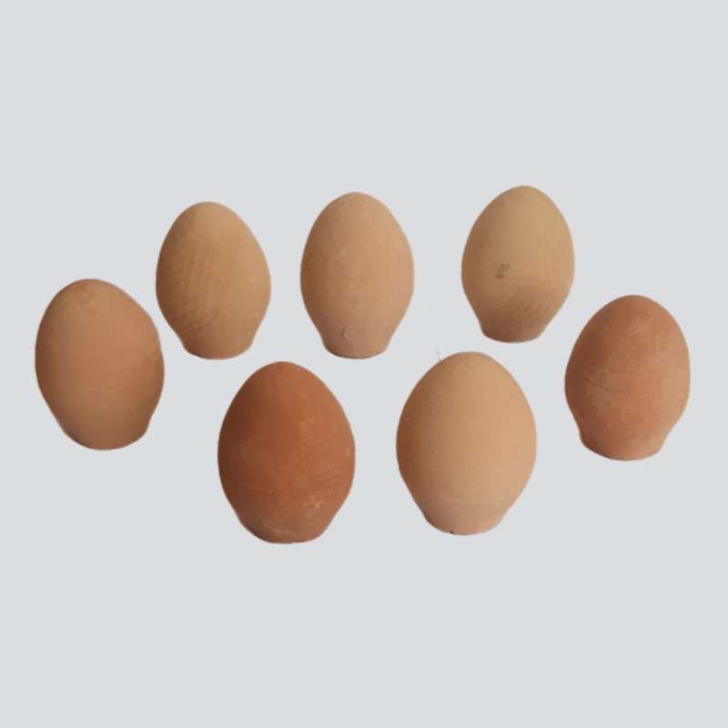 تخم مرغ سفالی خام مدل کاکلی کد EGG-SS1