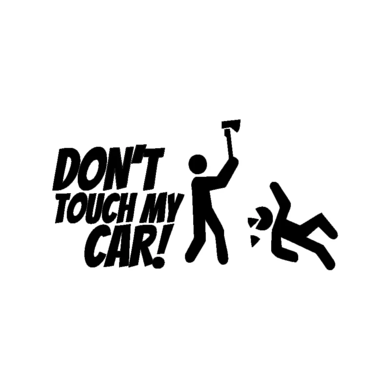 برچسب بدنه خودرو شیپرس طرح DONT TOUCH کد Sd004M