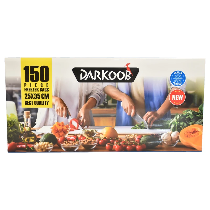 کیسه فریزر دارکوب مدل Sh0056 بسته 150 عددی