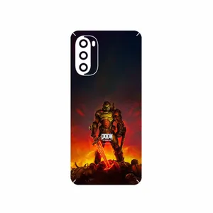 MAHOOT DOOM Game Series Cover Sticker for Motorola Moto G52