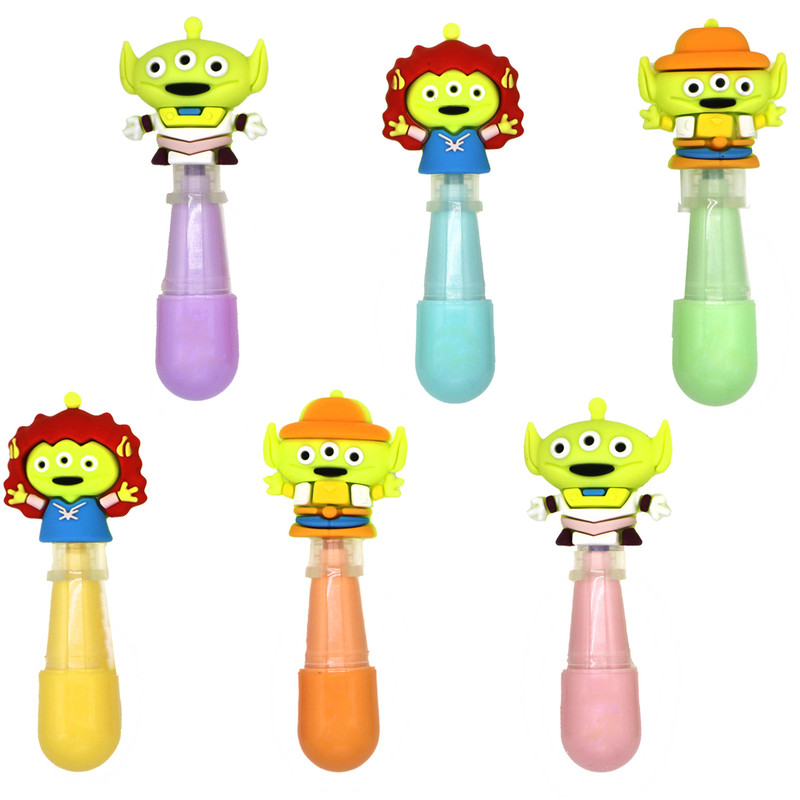 ماژیک علامت گذار سمید مدل فانتزی طرح آدم فضایی های 3 چشم مجموعه 6 عددی