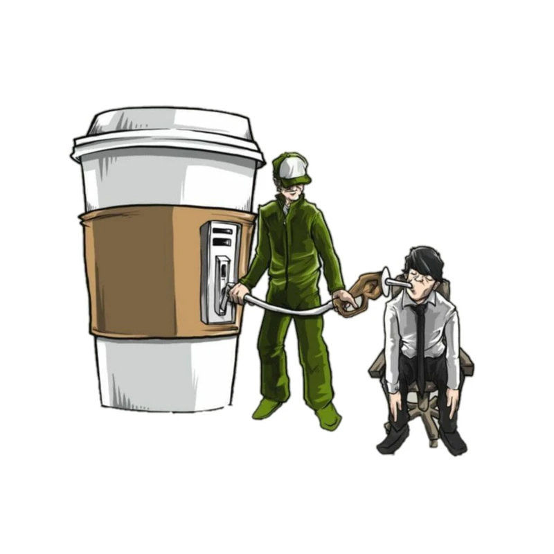 استیکر پارچه و لباس پاد آفرین مدل لیوان فنجان قهوه کد 3522