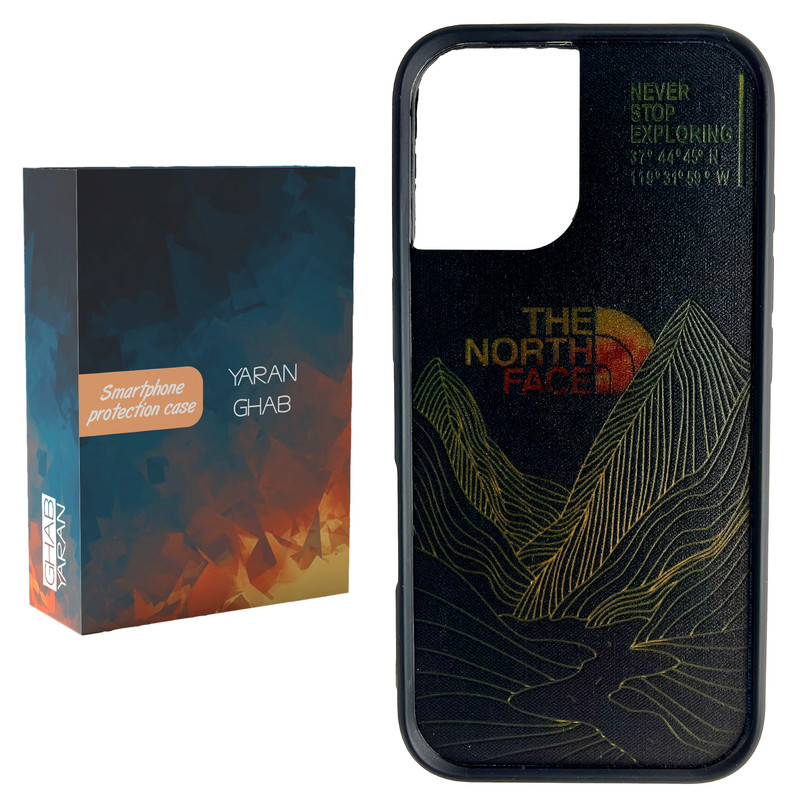 کاور قاب یاران مدل North Face مناسب برای گوشی موبایل اپل iPhone 13pro 