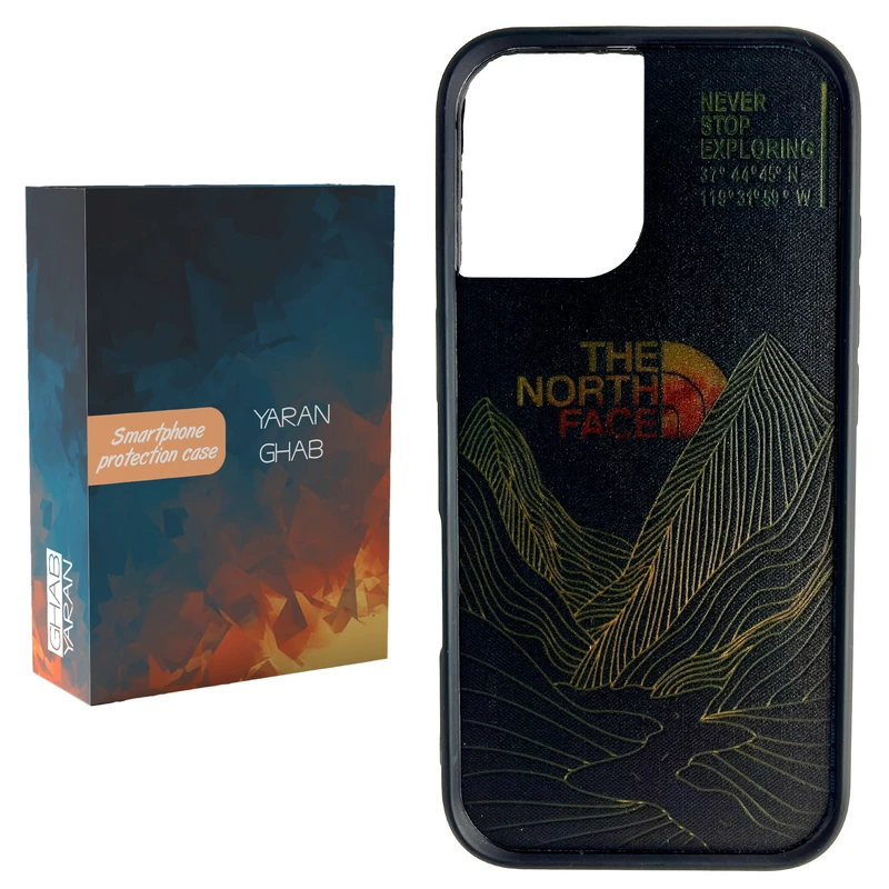 کاور قاب یاران مدل North Face مناسب برای گوشی موبایل اپل iPhone 12promax 