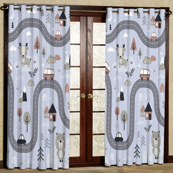 پرده مدل مخمل پانچی کد 7341 سایز 280x140 سانتی متر