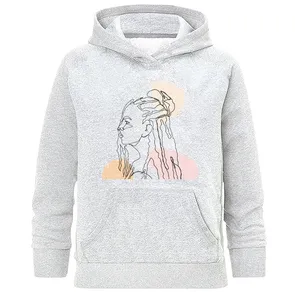 هودی زنانه طرح مینیمال دختر مدل H557