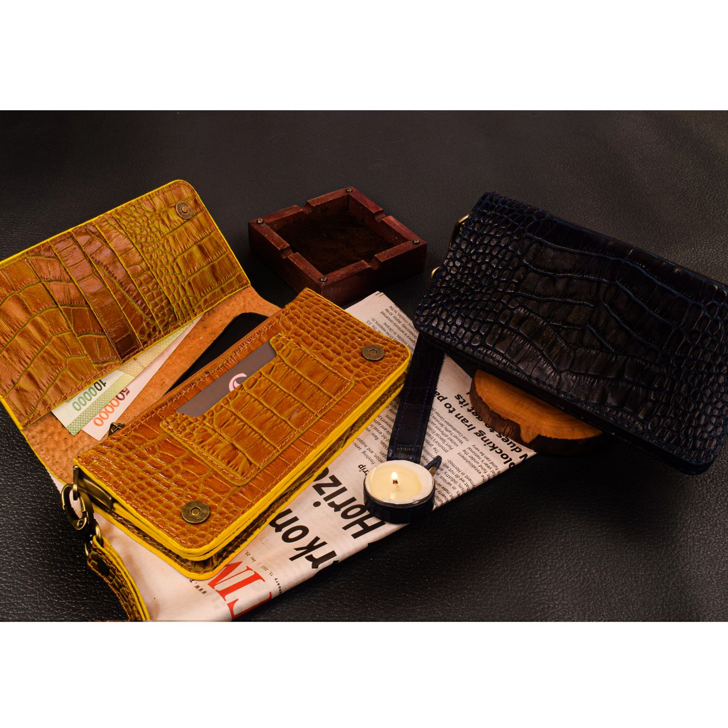 کیف پول چرم عطارد مدل K08 -  - 10