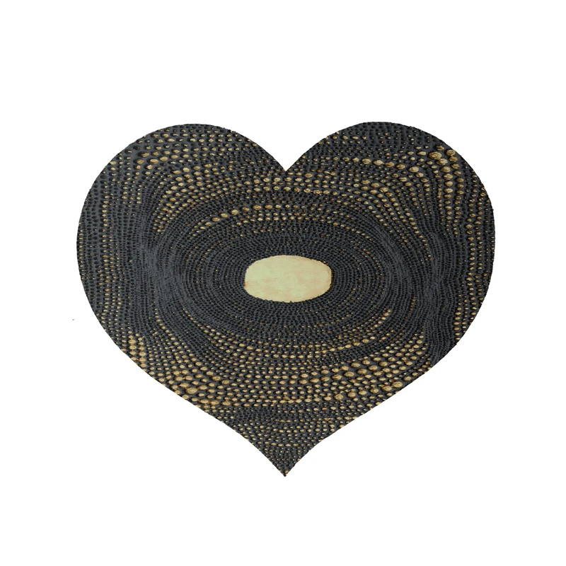 پادری مدل قلب طرح کلاسیک کد 8822 سایز 90x90 سانتی متر 